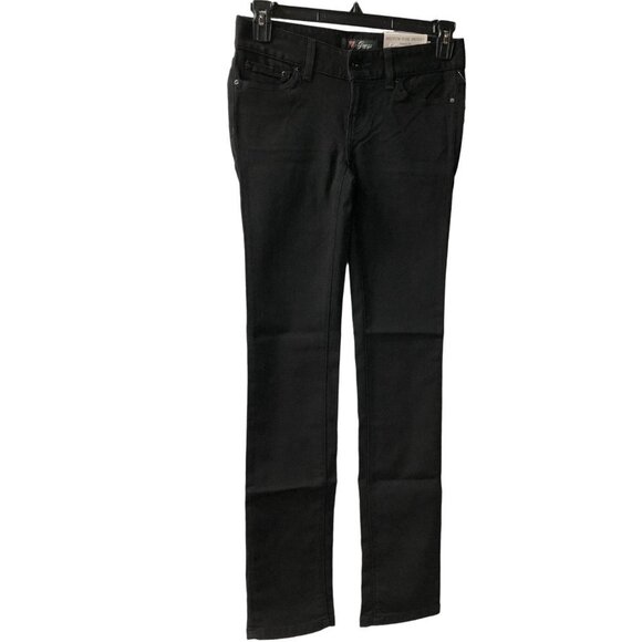 GUESS SARAH FIT MED RISE KINNY BLACK JEANS 29 NEW WITH TAG - Picture 4 of 9